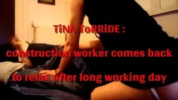 play Tina torride construction worker is back for more !