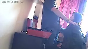 Putar Sekretaris kamera cctv mengisap ayam bos