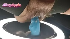 Oynat BBW Misty Thyghs, şişman horoz ve yapay penis ile vahşi gidiyor